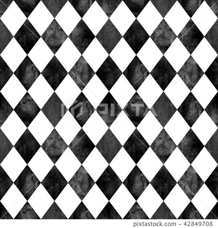 Black and white argyle seamless pattern background 42849708