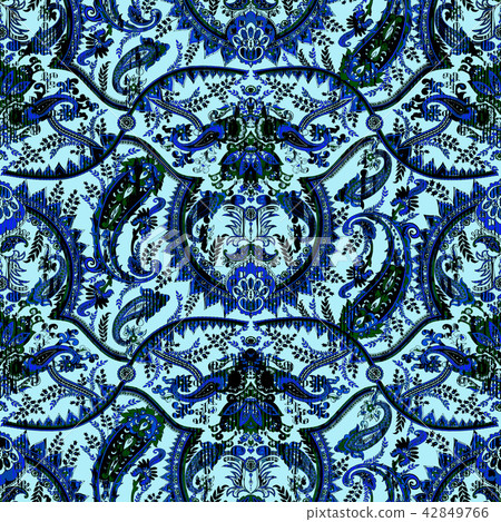 Traditional Indian paisley pattern Traditional Indian paisley pattern 42849766