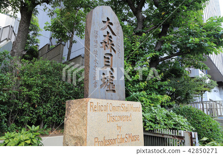 A monument of Omori shell mound 42850271