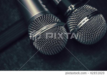 Two microphone for duo sing a song or Karaoke 42851020