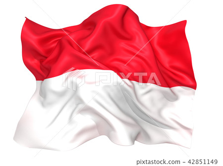 印尼摩納哥國旗 42851149