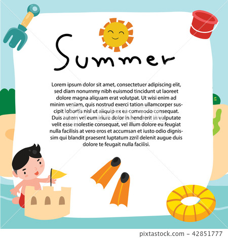 summer background vector design 42851777