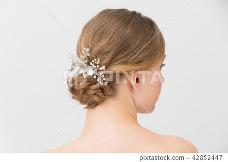 Bridal beauty shot Foreign women 42852447