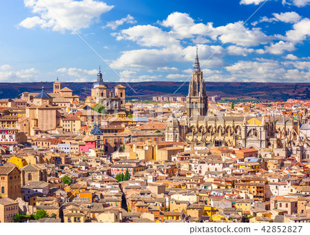 Toledo, Spain Skyline Toledo, Spain Skyline 42852827