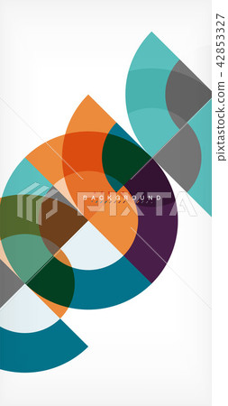 Modern circle abstract background 42853327