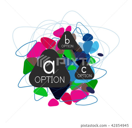 Triangle infographics design layout 42854945