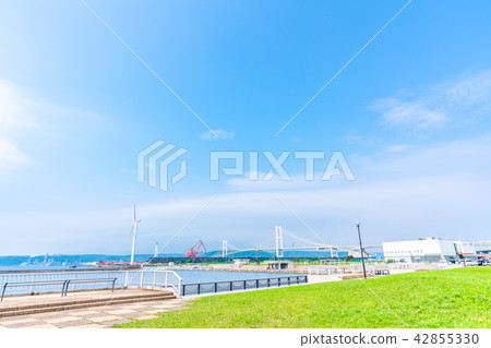 Landscape of Muroran port hoping from Hokkaido Festival Rinkai Park Landscape of Muroran port hoping from Hokkaido Festival Rinkai Park 42855330
