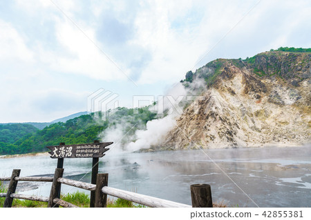 Noboribetsu Oiminuma的北海道風景的夏天 42855381