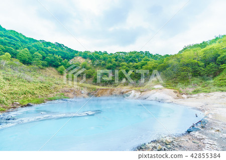 Noboribetsu Oiminuma的北海道風景的夏天 42855384