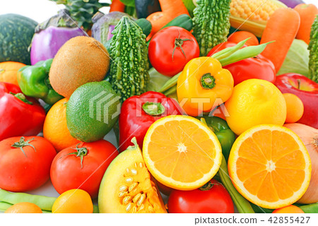 Fresh vegetables and fruits 42855427
