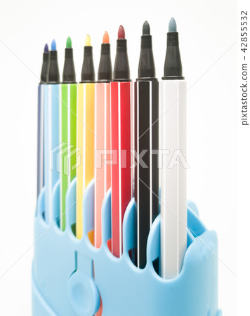 Set of colorful marker paint pen isolated 42855532
