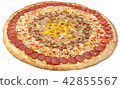very large pizza, burger, patty 42855567