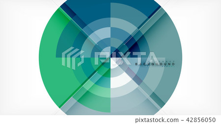 Vector circle abstract background 42856050