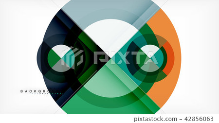 Vector circle abstract background 42856063