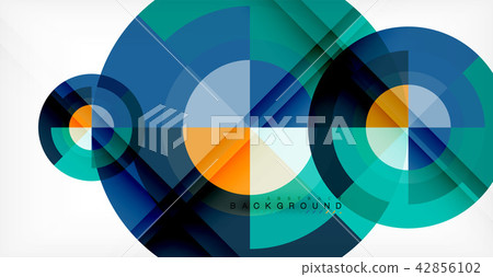 Vector circle abstract background 42856102
