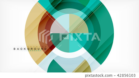 Vector circle abstract background 42856103