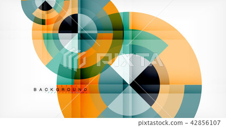 Vector circle abstract background 42856107