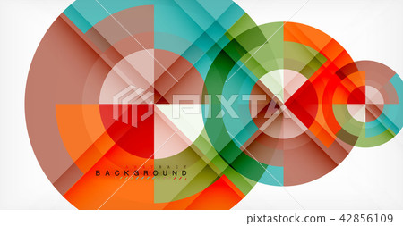 Vector circle abstract background 42856109