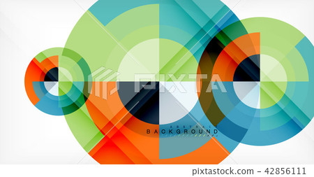 Vector circle abstract background 42856111