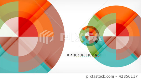 Vector circle abstract background 42856117