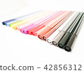 Set of colorful marker paint pen isolated 42856312