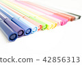 Set of colorful marker paint pen isolated 42856313