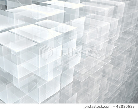 Abstract cubes background - digitally generated image 42856652