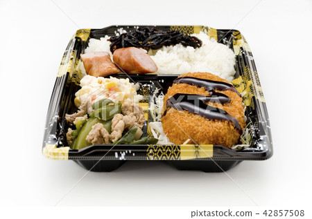 Beef croquette lunch box lunch 42857508
