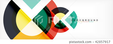 Vector circular geometric abstract background Vector circular geometric abstract background 42857917