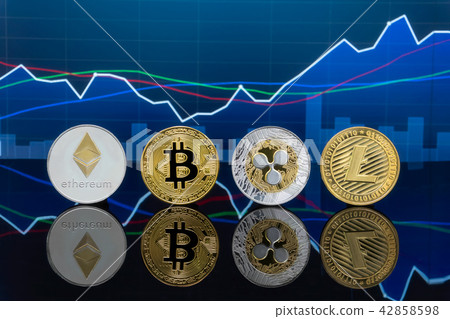 Bitcoin and cryptocurrency investing concept. 42858598