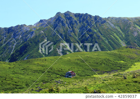 Northern Alps Oununaira surrounding the mountains Uunoiri Sanso and Mt. Kurokido Japan walks in the last unexplored area 42859037