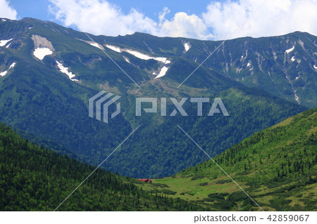 北阿爾卑斯山周圍的雲澤山黑部五郎高知越過Kasagatake Ridgeline遠景日本最後的流浪者 北阿爾卑斯山周圍的雲澤山黑部五郎高知越過Kasagatake Ridgeline遠景日本最後的流浪者 42859067