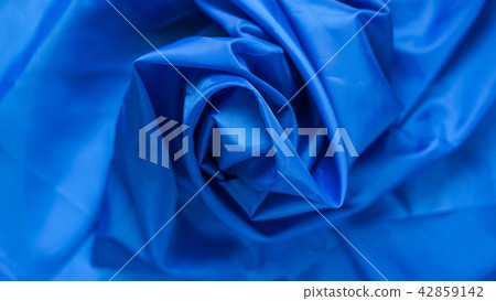 Blue Synthetic Fabric Background Blue Synthetic Fabric Background 42859142