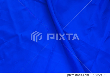 Blue Synthetic Fabric Background 42859160