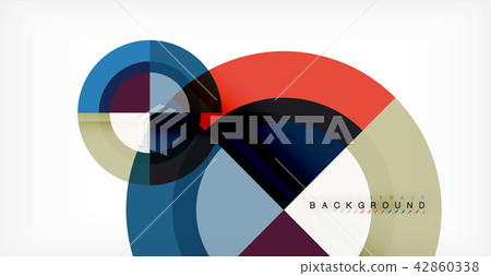 Vector circle abstract background 42860338