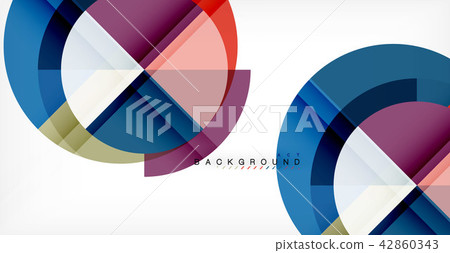 Vector circle abstract background 42860343