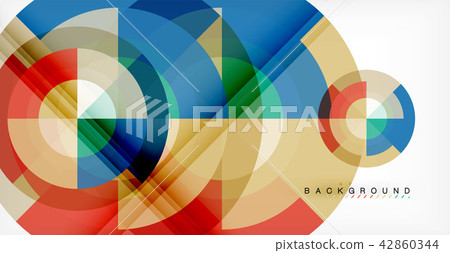 Vector circle abstract background 42860344