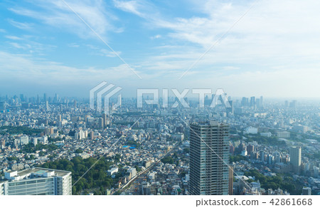 Shinjuku direction from Tokyo landscape, nishi day, Ikebukuro Shinjuku direction from Tokyo landscape, nishi day, Ikebukuro 42861668