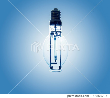 close up shot on discharge lamp 42863294