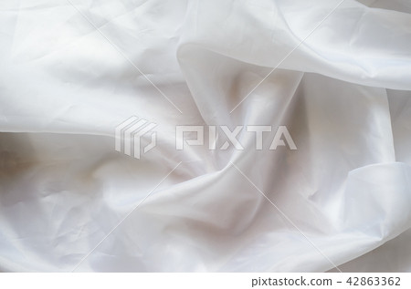 White Synthetic Fabric Background White Synthetic Fabric Background 42863362