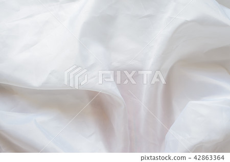 White Synthetic Fabric Background White Synthetic Fabric Background 42863364