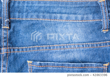 Texture of blue jeans Texture of blue jeans 42863396