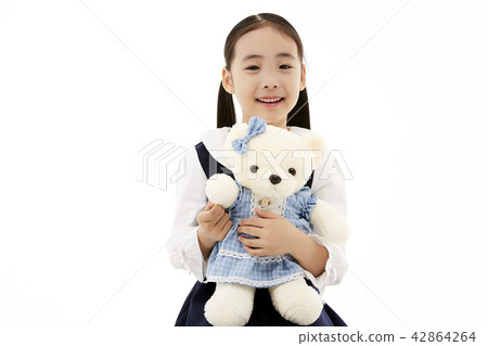 Teddy bear, children 42864264