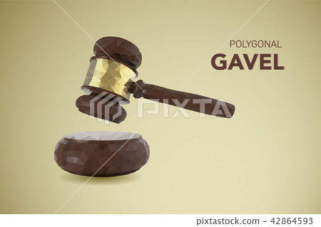 polygonal gavel judge polygonal gavel judge 42864593