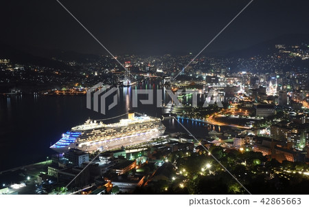 Night view of Nagasaki Night view of Nagasaki 42865663