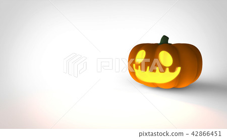 Jack Lantern left copy space white background 3 Jack Lantern left copy space white background 3 42866451