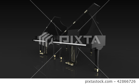 Grand Piano duet purse 42866726