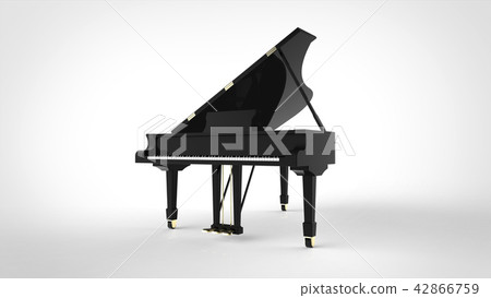 Grand Piano Perth White Background Grand Piano Perth White Background 42866759