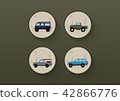 Desert car ,Off Road car set and cactus background 42866776