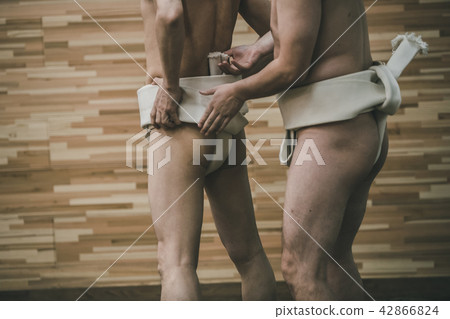 sumo wrestler's loincloth, tighten, sumo 42866824
